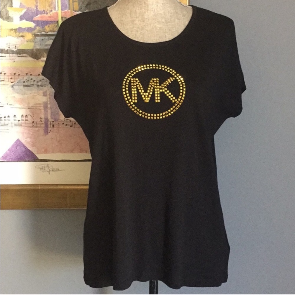 Michael Kors Size Small Studded Logo Tee